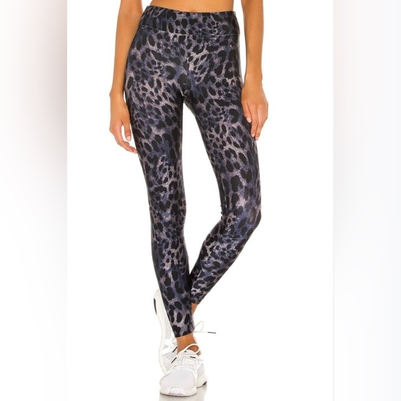 Koral || Drive Cheetara High Rise Legging in Blue Cheetara Large - Picture 2 of 9